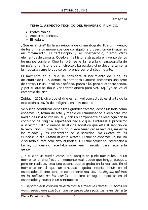 Miniatura del documento Historia del cine bueno.docx