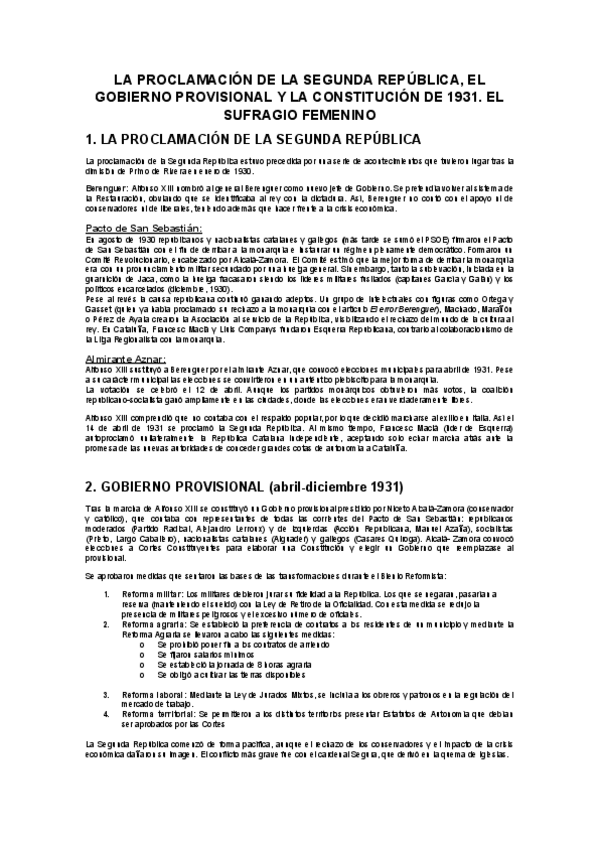 Miniatura del documento La-proclamacion-de-la-Segunda-Republica-el-Gobierno-provisional-y-la-Constitucion-de-1931.-El-sufragio-femenino..pdf