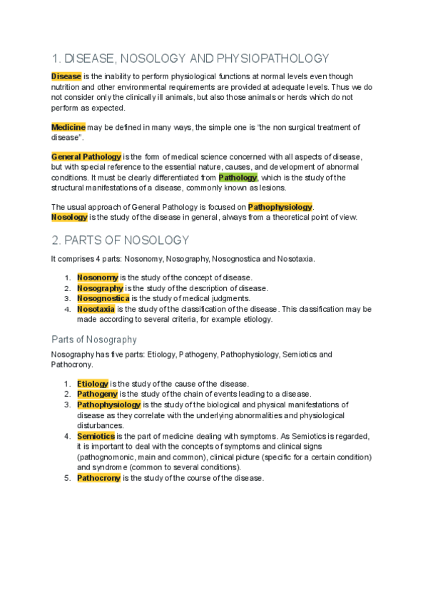 Miniatura del documento Tema 1 (inglés) - Nosology.pdf