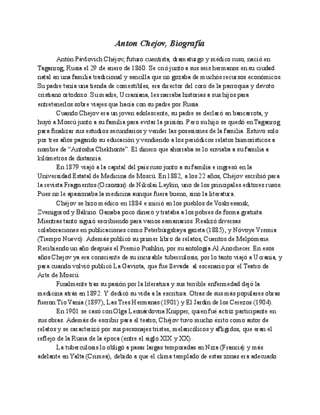 Miniatura del documento Biografia-de-Anton-Chejov.pdf