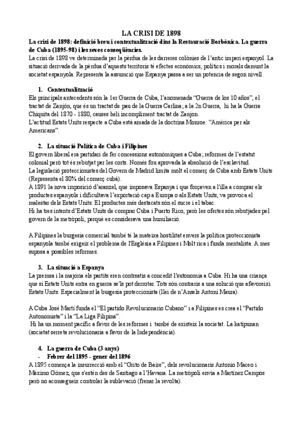 Miniatura del documento La-crisi-de-1898-definicio-breu-i-contextualitzacio-dins-la-Restauracio-Borbonica.-La-guerra-de-Cuba-1895-98-i-les-seves-consequencies.-1.pdf