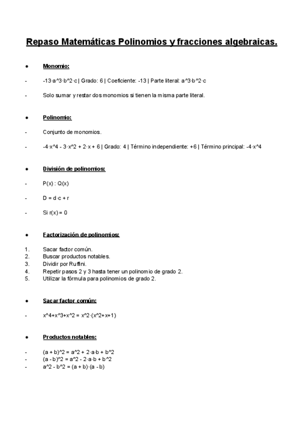 Miniatura del documento Esquema-Matematicas-Polinomios-y-fracciones-algebraicas.pdf