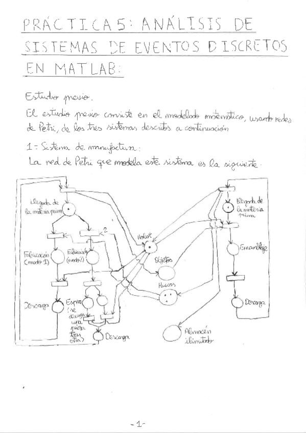 Miniatura del documento Práctica 5. Análisis de sistemas de eventos discretos en Matlab.pdf