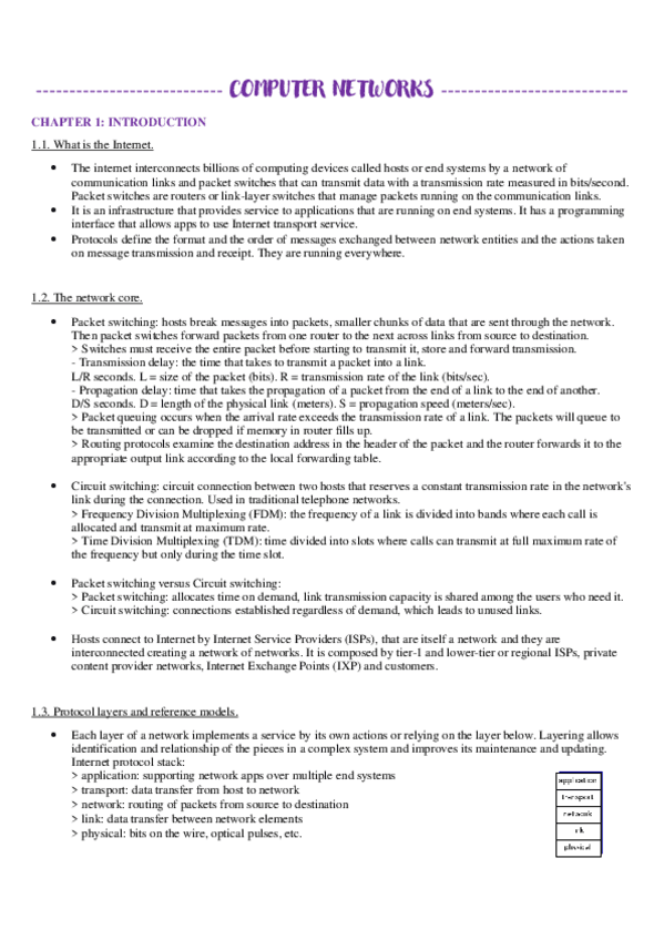 Miniatura del documento Computer Networks-CHAPTER 1.pdf