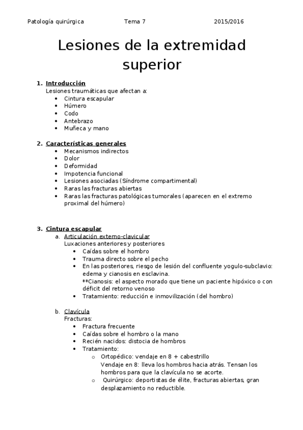 Miniatura del documento Tema 7 - Lesiones de la extremidad superior.docx
