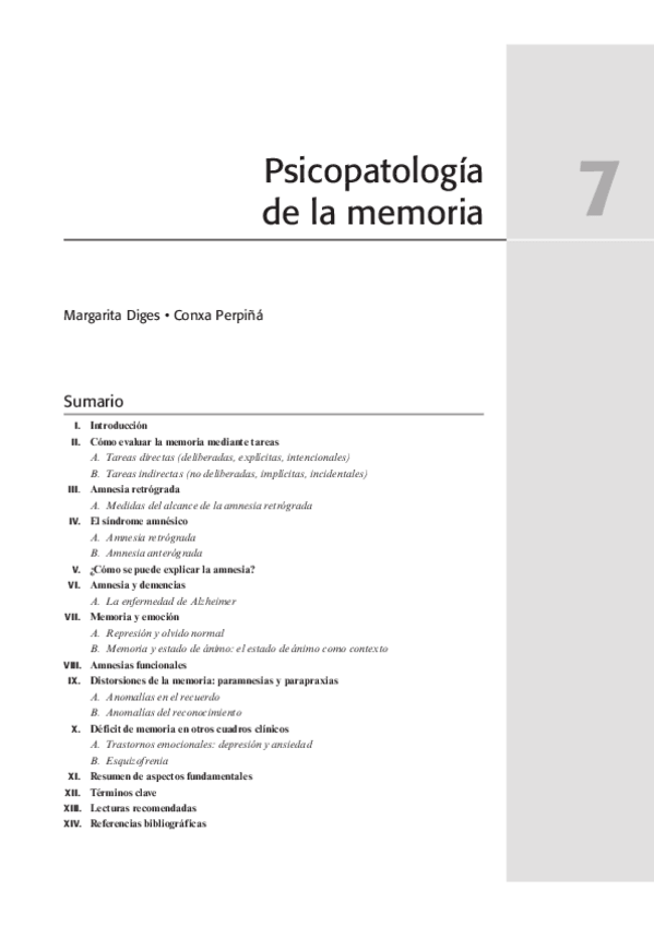 Miniatura del documento Tema 05 - Psicopatología de la memoria.pdf