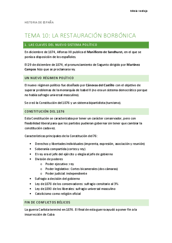 Miniatura del documento TEMA-10-RESTAURACION-BORBONICA-HISTORIA-DE-ESPANA.pdf