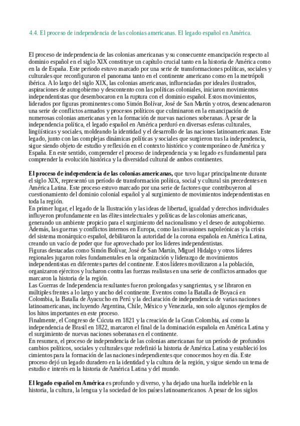 Miniatura del documento 4.4.-El-proceso-de-independencia-de-las-colonias-americanas.-El-legado-espanol-en-America..pdf