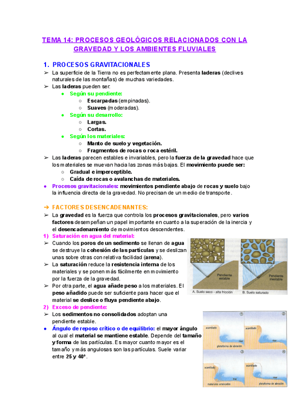 Miniatura del documento Tema14Procesosgeologicosrelacionadosconlagravedadylosambientesfluidales.pdf