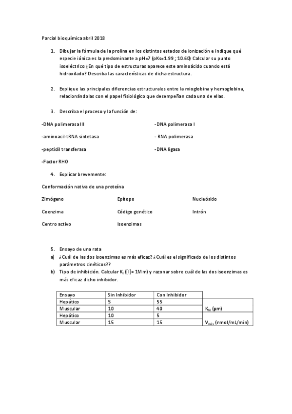 Miniatura del documento Parcial bioquímica.pdf