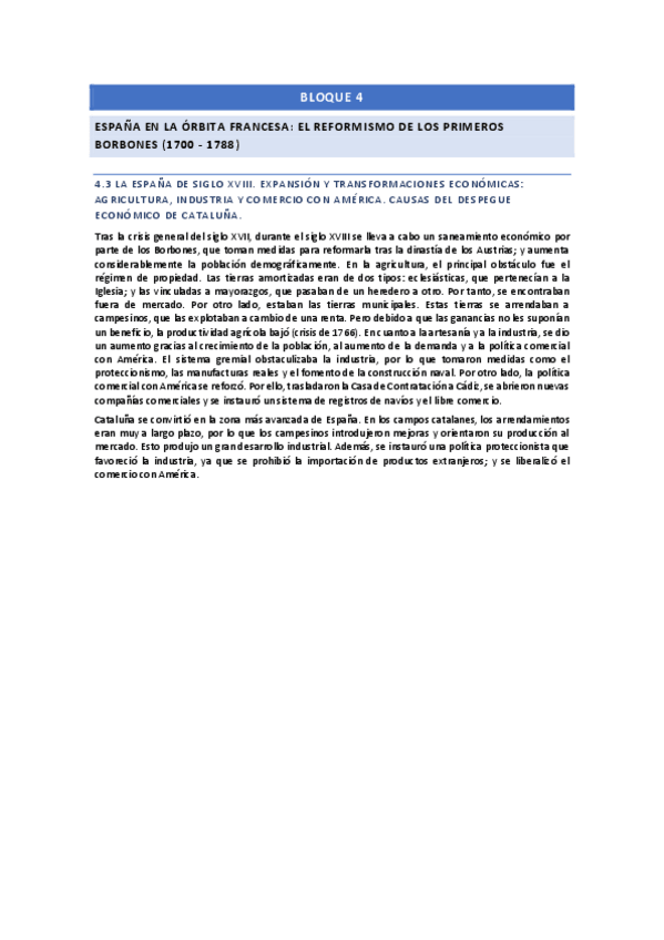 Miniatura del documento 4.3-La-Espana-del-s.-XVIII.-Expansion-y-transformaciones-economicas.-Agricultura-industria-y-comercio-con-America.-Causas-del-despliegue-economico-de-Cataluna.pdf