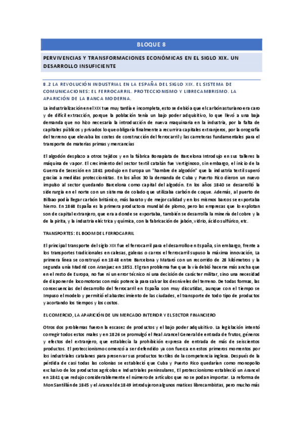 Miniatura del documento 8.2-La-Revolucion-industrial-en-la-Espana-del-siglo-XIX.-El-sistema-de-comunicaciones.-El-ferrocarril.-Proteccionismo-y-librecambrismo.-La-aparicion-de-la-banca-moderna.pdf