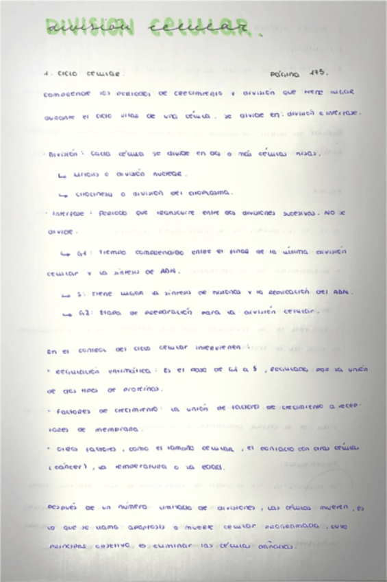 Miniatura del documento Division-Celular.-Biologia-Selectividad..pdf