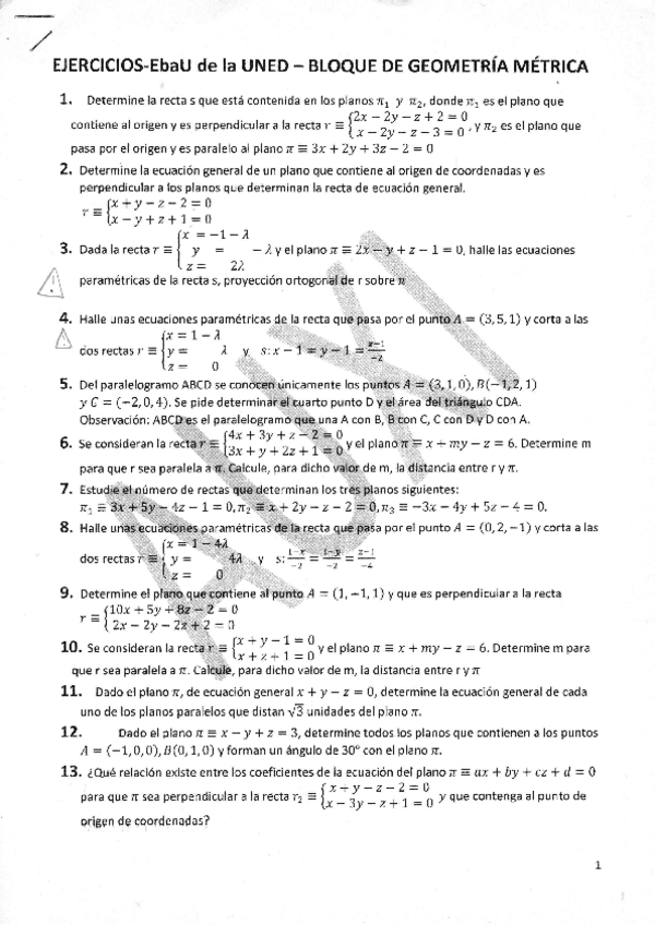 Miniatura del documento Ejercicios resueltos Geometría Métrica (selectividad).pdf