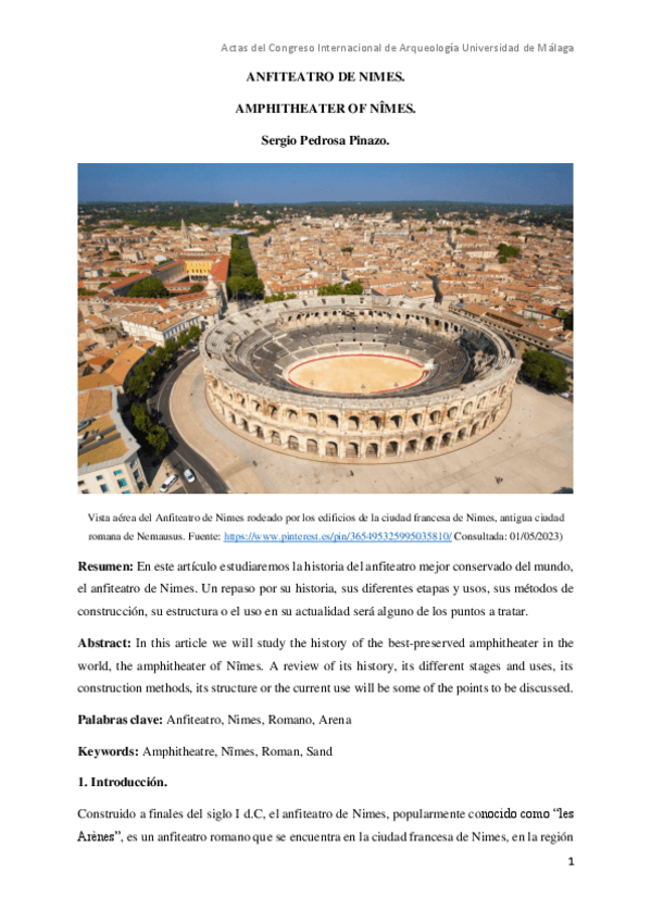 Miniatura del documento Artículo científico-arqueologia.-Anfiteatro-de-Nimes.pdf