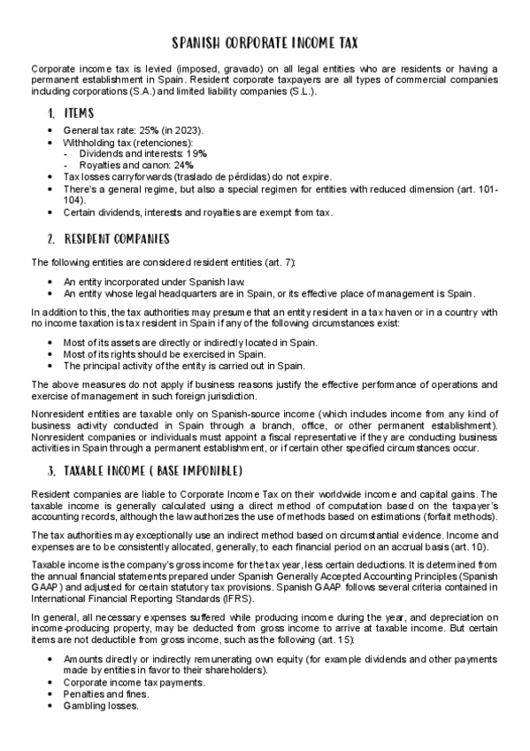 Miniatura del documento Spanish Corporate Income Tax - International Taxation.pdf