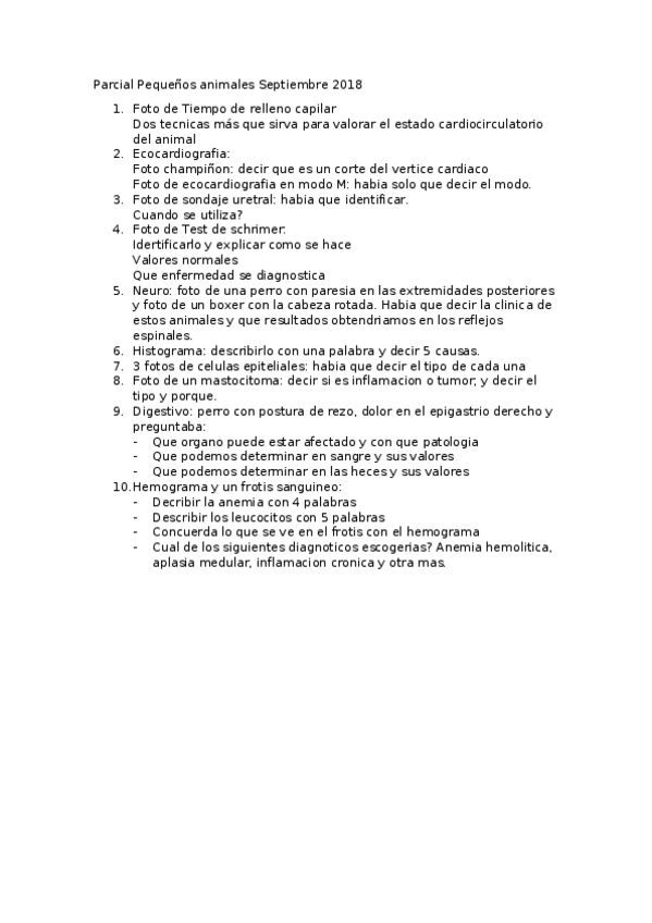 Miniatura del documento Parcial Pequeños animales Septiembre 2018.docx
