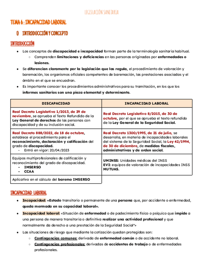 Miniatura del documento Tema 6: incapacidad laboral..pdf