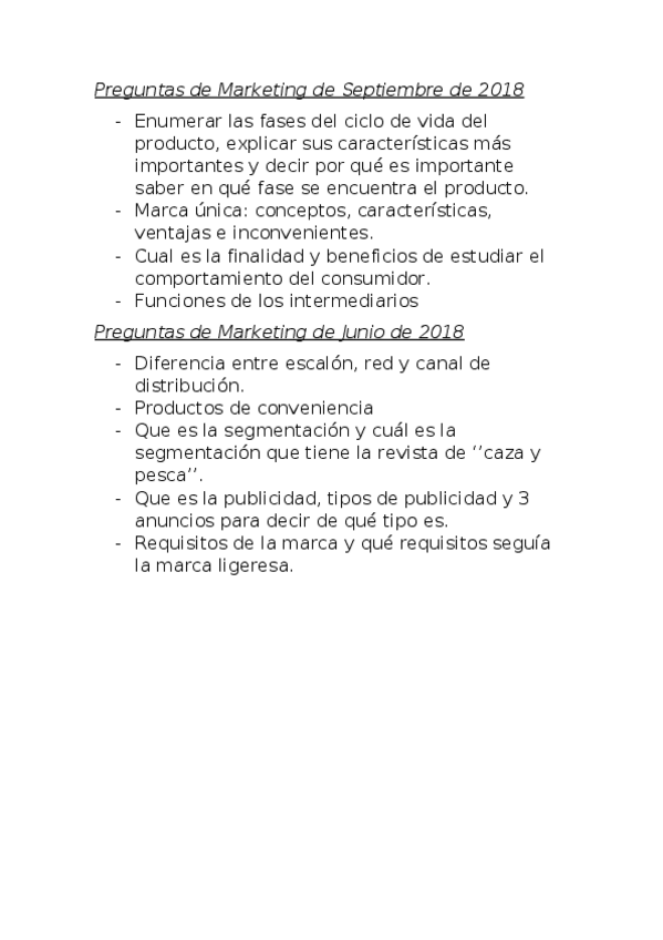 Miniatura del documento Preguntas de Marketing de Septiembre de 2018.docx