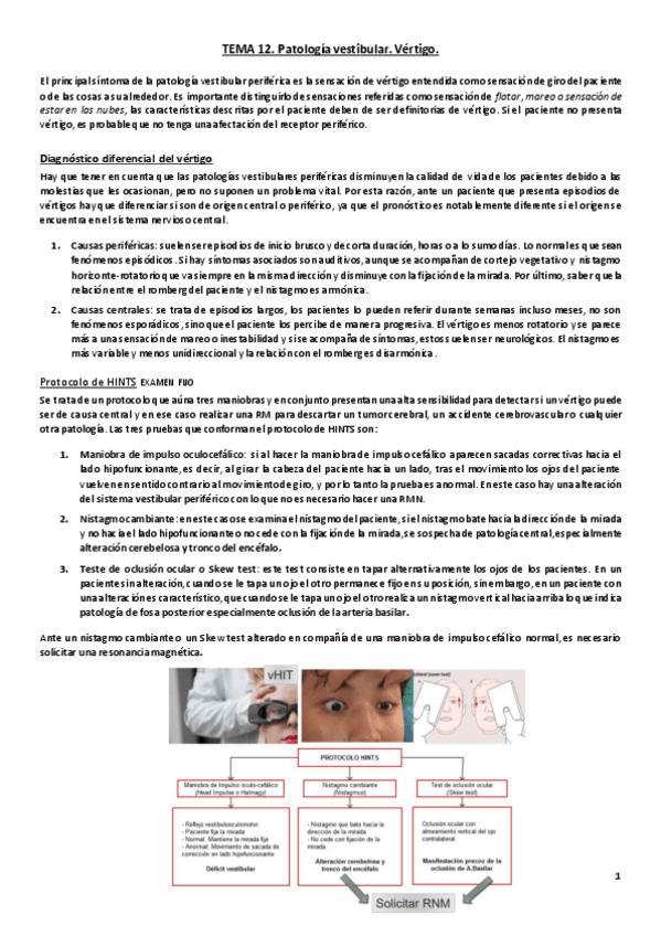 Miniatura del documento Tema 12. Patología vertiginosa.pdf