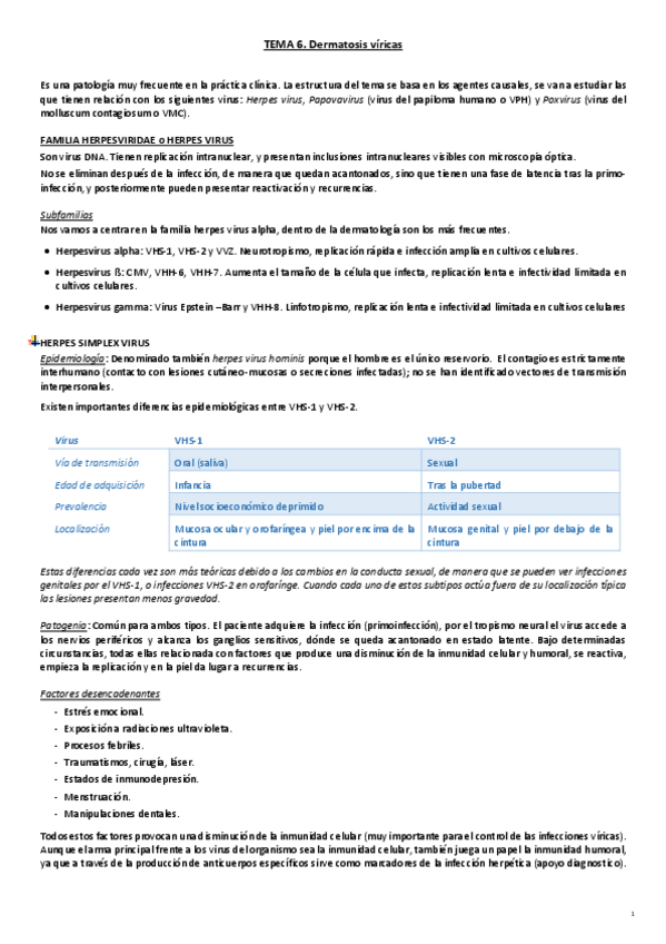 Miniatura del documento Tema 6. Dermatotis víricas.pdf