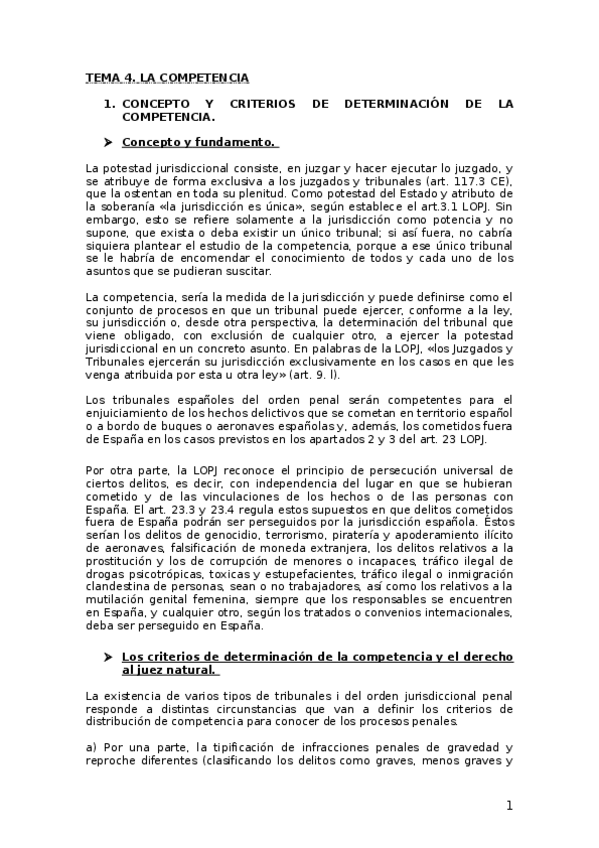 Miniatura del documento TEMA 4 DERECHO PROCESAL PENAL.docx