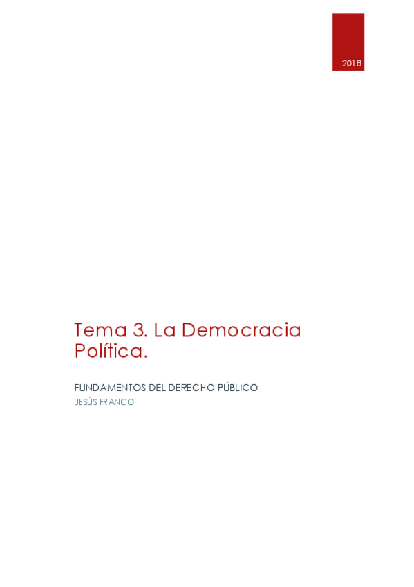 Miniatura del documento Tema 3. La Democracia Política..pdf
