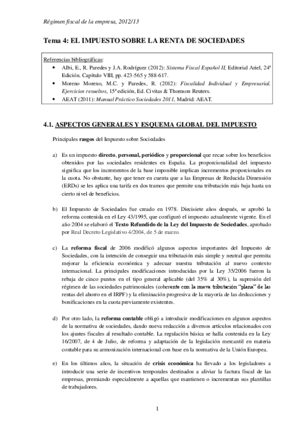 Miniatura del documento Regimen Fiscal - Tema 4 Impuesto Sociedades.pdf