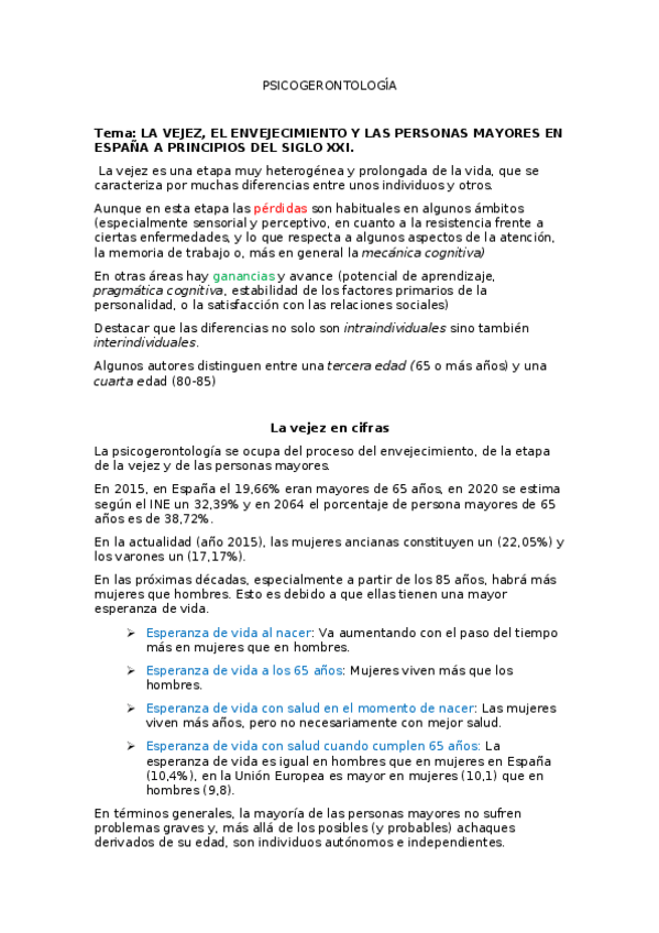 Miniatura del documento Resumen psicogerontología.odt