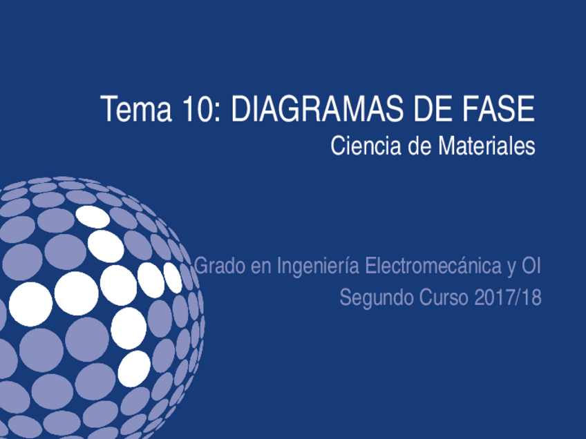 Miniatura del documento Tema10. Diagramas de fase.pptx