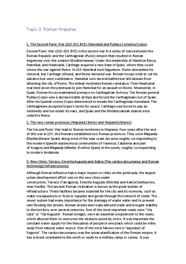 Miniatura del documento Topic 3 Roman Hispania.pdf