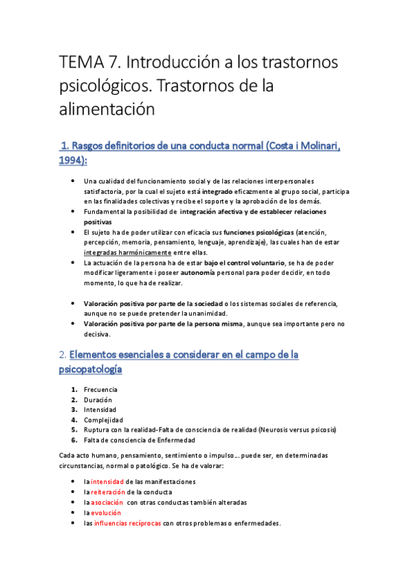 Miniatura del documento TEMA 7. Introducción a los trastornos psicológicos. Trastornos de la alimentación.pdf