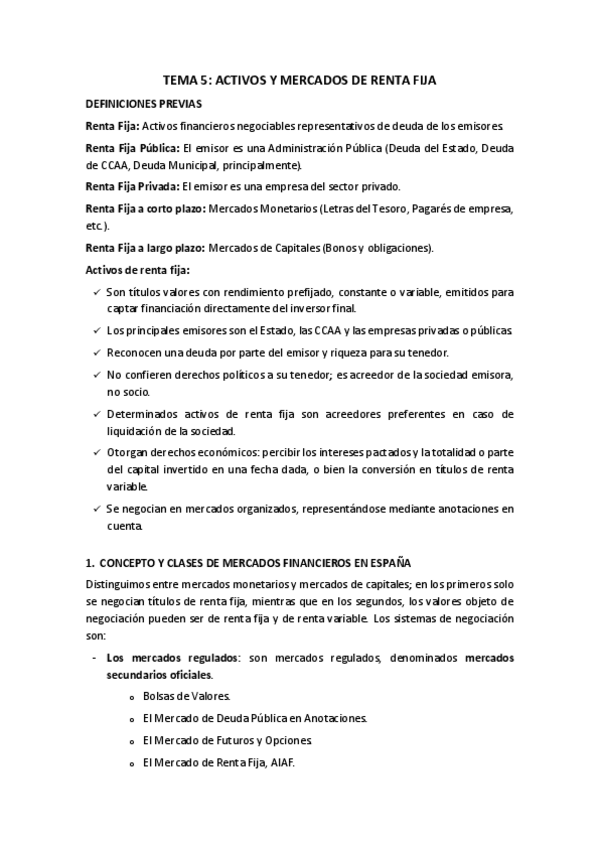 Miniatura del documento TEMA 5. ACTIVOS Y MERCADOS DE RENTA FIJA.pdf