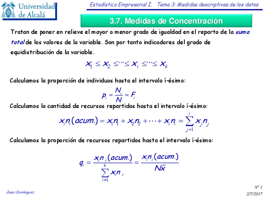 Miniatura del documento Tema 3_3 Medidas Descriptivas de concentracion_3.7 2015-16(2).pdf