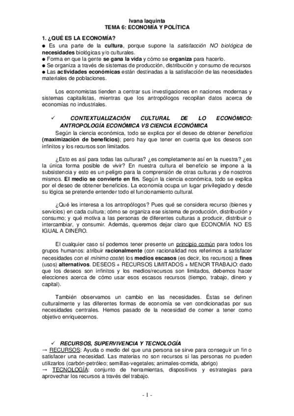Miniatura del documento TEMA 6 ECONOMÍA Y POLÍTICA- IVANA IAQUINTA.doc