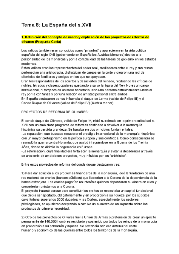 Miniatura del documento HistoriadeEspana-2o-Bach-Tema-8-La-Espana-del-s.XVII.pdf