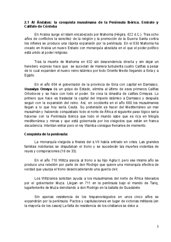 Miniatura del documento 2.1-Al-Andalus-la-conquista-musulmana-de-la-Peninsula-Iberica.-Emirato-y-Califato-de-Cordoba.docx.pdf