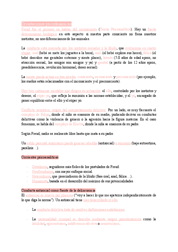Miniatura del documento Orientaciones psicodinámicas. Psicología Criminal I 2025/26.pdf.pdf