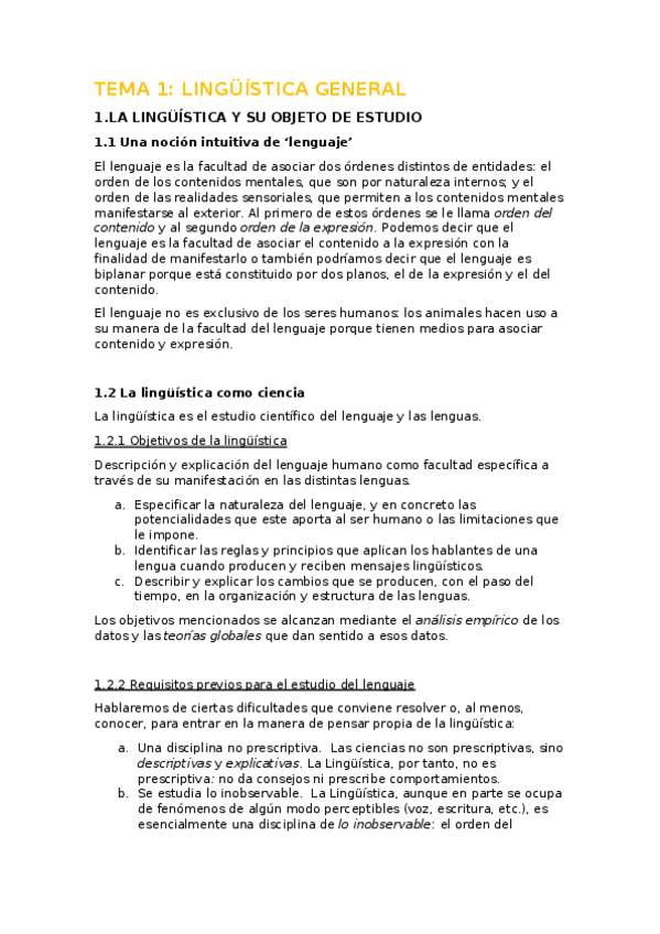 Miniatura del documento RESUMEN TEMA 1 La lingüística como ciencia.docx