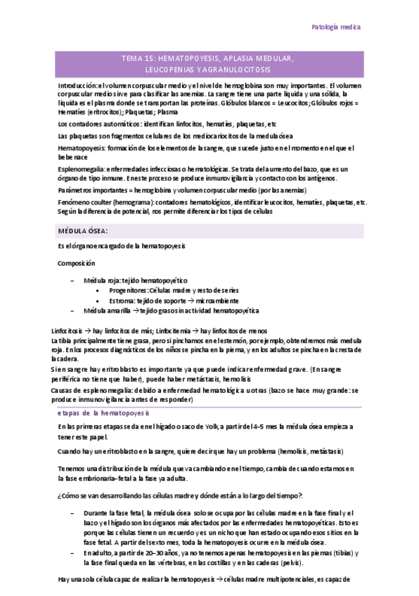 Miniatura del documento Tema-15-Hematopoyesis.pdf