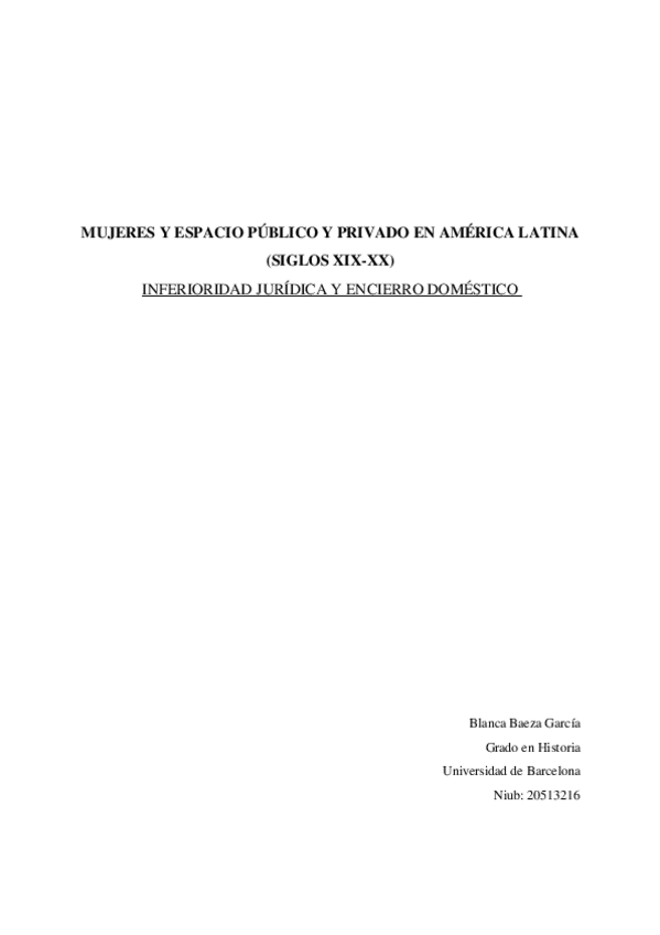 Miniatura del documento Resena-Contemporanea-Inferioridad-Juridica-y-Encierro-DomesticoBlanca-Baeza-.docx