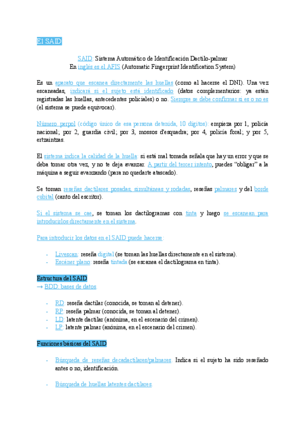 Miniatura del documento El SAID. Investigación Criminalística I 2025/26.pdf