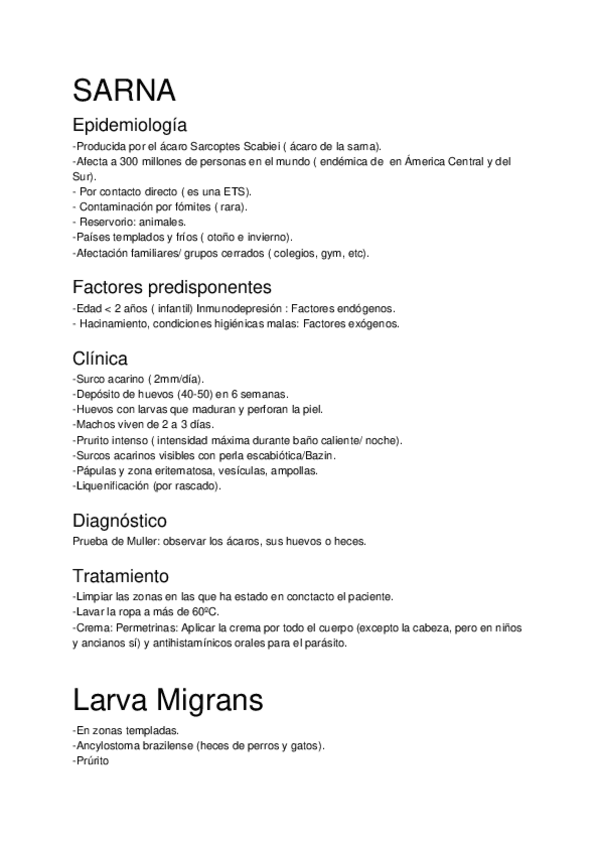Miniatura del documento SARNA y larva migrans.docx