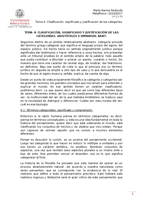 Miniatura del documento Tema 4. Clasificación- significado y justificación de las categorías..docx