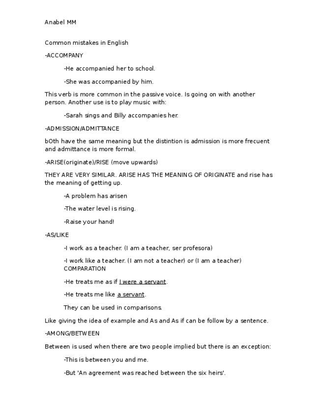 Miniatura del documento Common mistakes in English.rtf