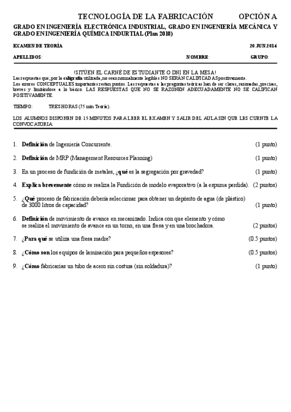 Miniatura del documento TF - Examen junio 2014 Teoría A.pdf
