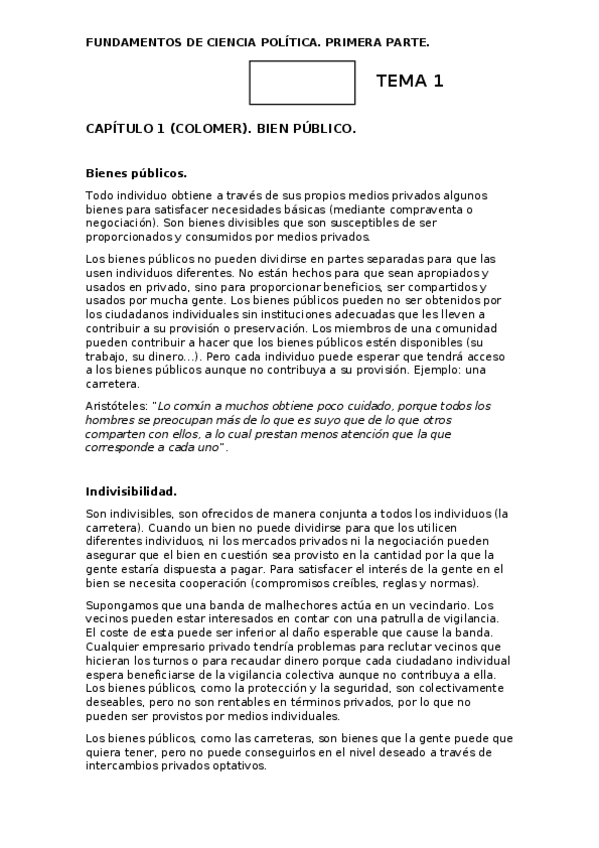 Miniatura del documento Fundamentos ciencia política. Primera parte (temas 1- 2 y 2).docx