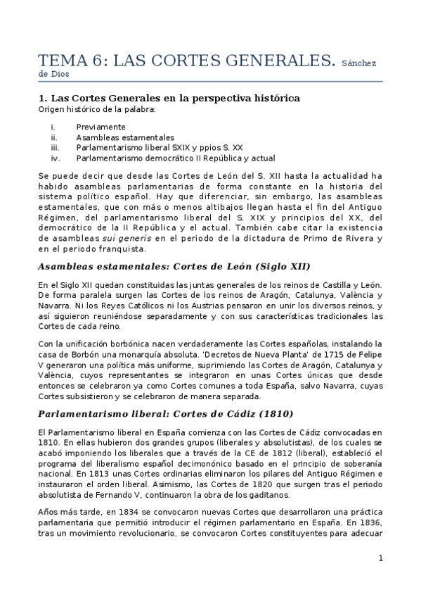 Miniatura del documento TEMA 6. CORTES GENERALES.docx
