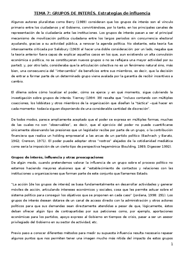 Miniatura del documento TEMA 7. Grupos de interés. Estrategias de infleuncia.docx