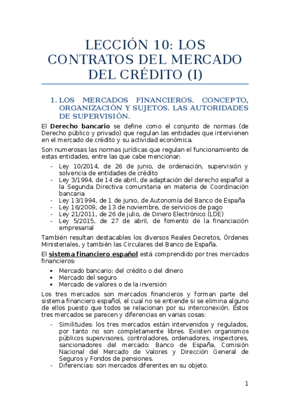 Miniatura del documento TEMA 10. LOS CONTRATOS DEL MERCADO DEL CRÉDITO (I) .docx